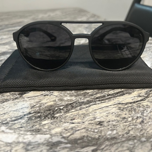Black Aviator Sunglasses main image 9